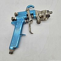Overall view of Binks blue 2001 Professional spray gun