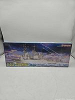 Front view of factory-sealed Dragon USS Cushing DD-985 1:350 model kit box
