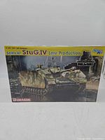 Front of sealed Dragon StuG.IV Late Production 1:35 model kit box