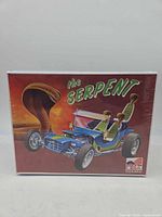 Front view of factory-sealed Lindberg The Serpent 1/16 plastic model kit box