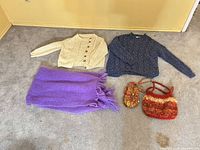 All five items laid out for full view