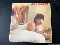 Front cover of Mick Jagger “She’s the Boss” LP