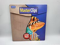 Front of MasterClips cardboard CD pack