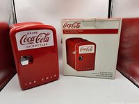 Fridge beside original box