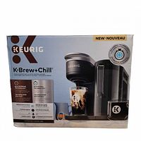 Retail box front displaying Keurig K-Brew+Chill model