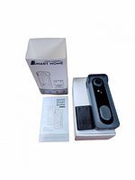 Doorbell unit, chime, quick start guide and box