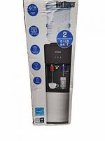 Retail box showing Westinghouse water dispenser with features and image of unit