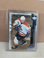 Front of Dave Gagner Florida Panthers Upper Deck Black Diamond hockey card in top loader