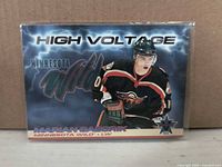 Front of Marian Gaborik High Voltage card
