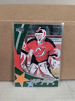 Front of Martin Brodeur All-Star Faces card in sleeve