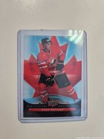 Front of Ryan Getzlaf Pride of Canada card in sleeve