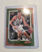 Front of Upper Deck Kevin McHale MVP Legends card in sleeve