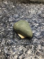 Top view of soapstone bird carving