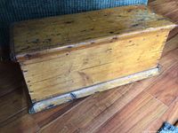 full view of pine box exterior