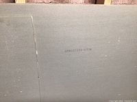 Close-up of drywall surface showing mold-resistant marking