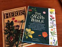 Front covers of both herb books