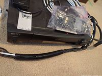 Sony VCR with cables and remote