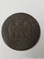 Reverse showing Imperial eagle, denomination and mintmark A