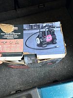 Retail box showing product image and specifications