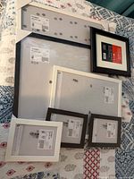 All frames laid out showing sizes and colors