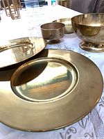 Group view showing charger, compote and nut cups