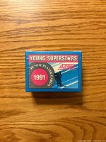 Front of sealed 1991 Score Young Superstars card set box