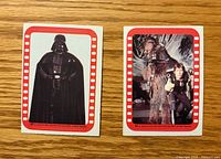 Front view showing Darth Vader and Chewbacca-with-Han Solo stickers