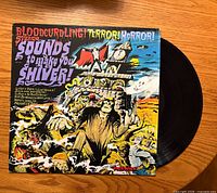 Front cover and vinyl record partially visible