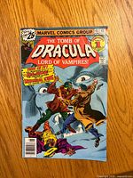 Front cover of Tomb of Dracula #45 showing title, artwork, price and issue details