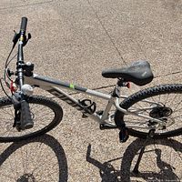 Left side view of entire Giant Talon mountain bike