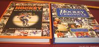 Front covers of both hockey books