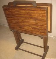 full view of trays nested in stand