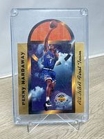 Front view of slabbed jumbo die-cut Penny Hardaway card