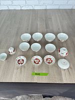 Full set laid out showing quantity and pattern