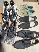 Group shot of all five shoe pairs