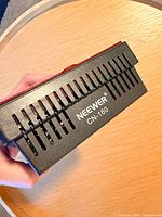 Back of Neewer CN-160 showing branding and vent slots