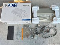 Overall lot with computer, box, accessories