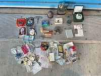 overview of entire lot on ground showing all items