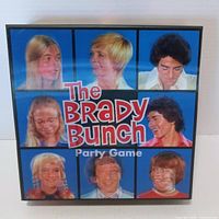 Front view of The Brady Bunch Party Game box