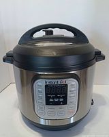 Front view of Instant Pot showing control panel