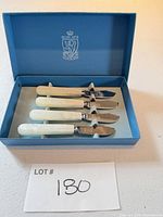 Four cutters in blue presentation box