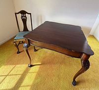 Table and chair overview