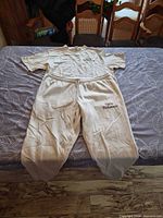 Tracksuit set laid out full view