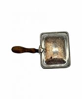 Top view showing ornate lid and handle