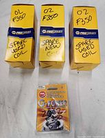 Three NAPA Proformer boxed coils and NGK G-Power spark plug package