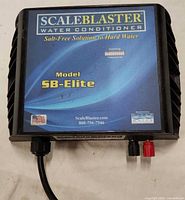Front view of Scaleblaster SB-Elite showing branding and terminals