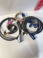 Group shot of all locks and cables showing brands, keys, cables, and padlocks