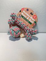 Full view of both rope toys on retail packaging