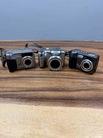 Front view of all three Kodak cameras