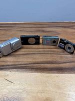 Front view of all four cameras lined up